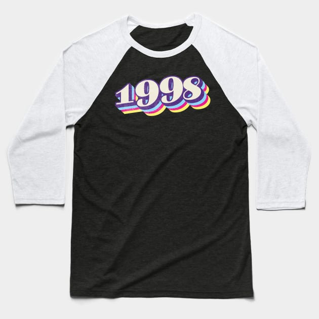 1998 Birthday Year Baseball T-Shirt by Vin Zzep